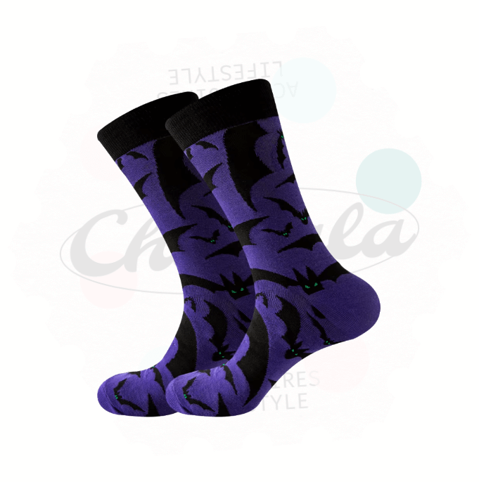 Dark Bat Novelty Socks