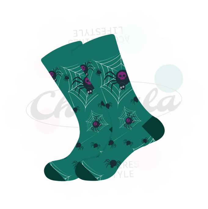 Spider Web Fancy Socks