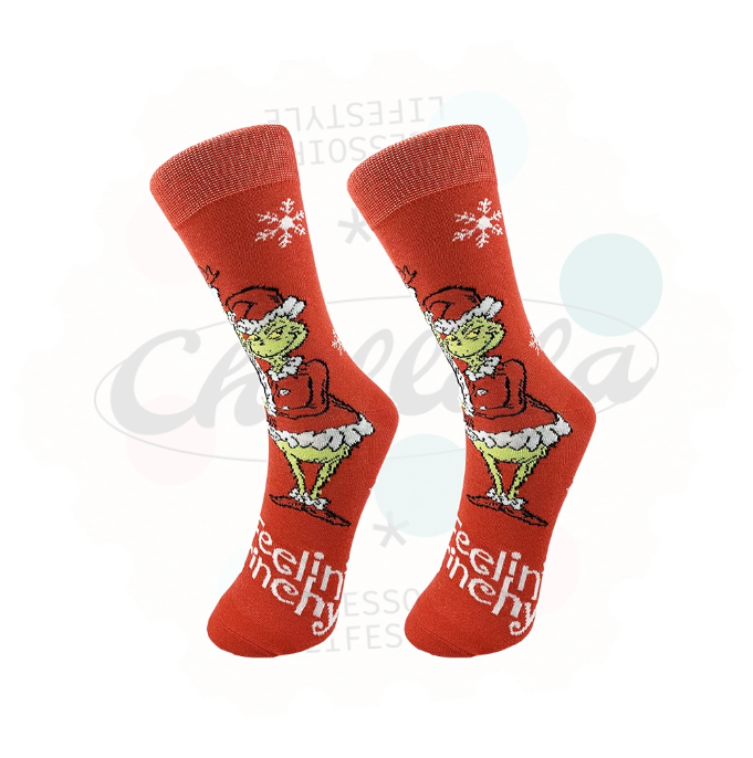 Grinch's Bride Christmas Novelty Socks