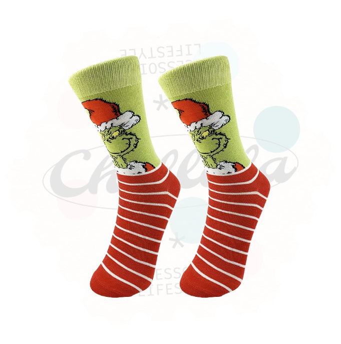 The Grinch Christmas Novelty Socks 02