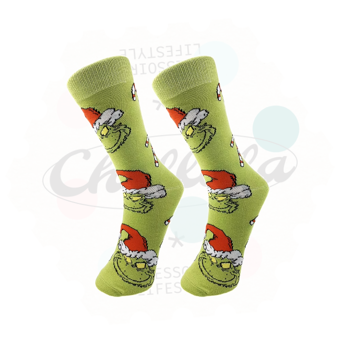 The Grinch Christmas Novelty Socks 03