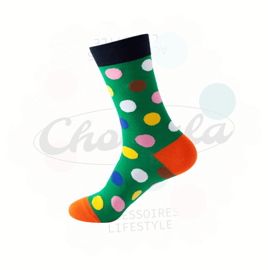 Chaussettes Fantaisie Petit Pois - Chollala