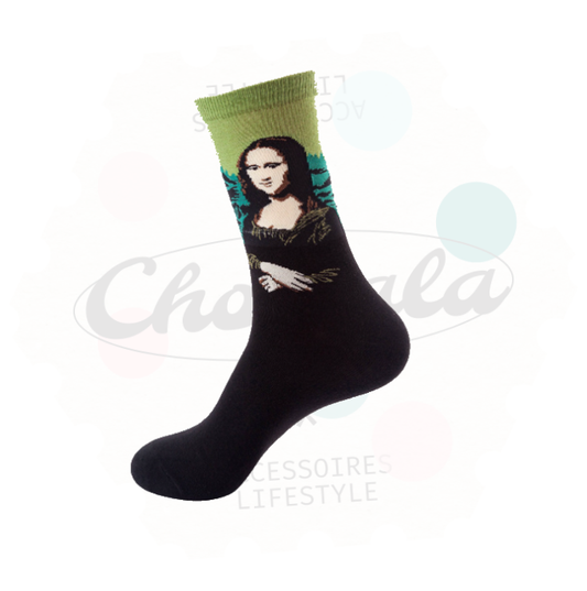 Mona Lisa Fantasy Socks