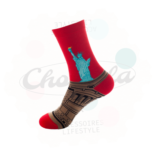 Statue of Liberty Novelty Socks