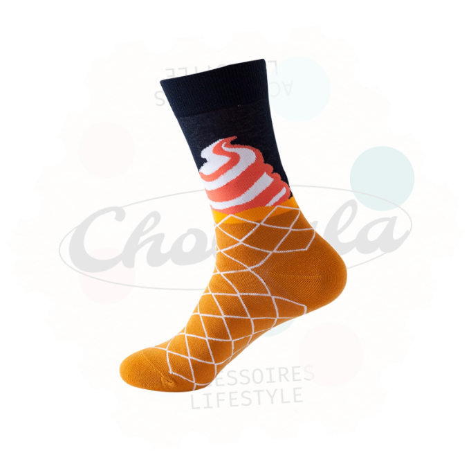 Italian Ice Cream Novelty Socks