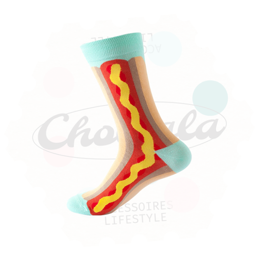 Hot Dog Novelty Socks