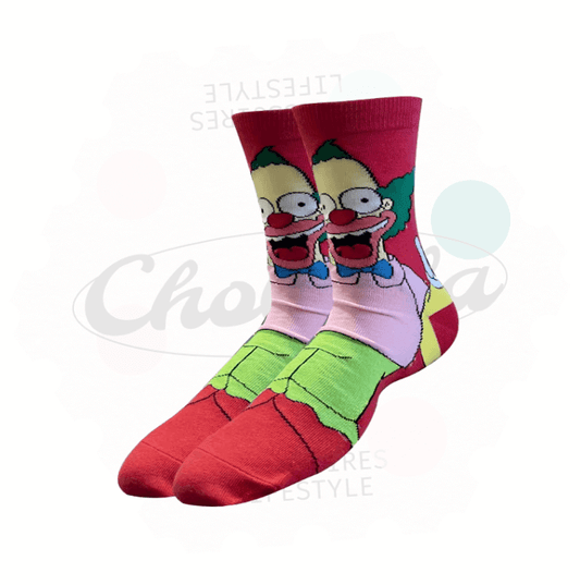 Krusty the Clown Novelty Socks