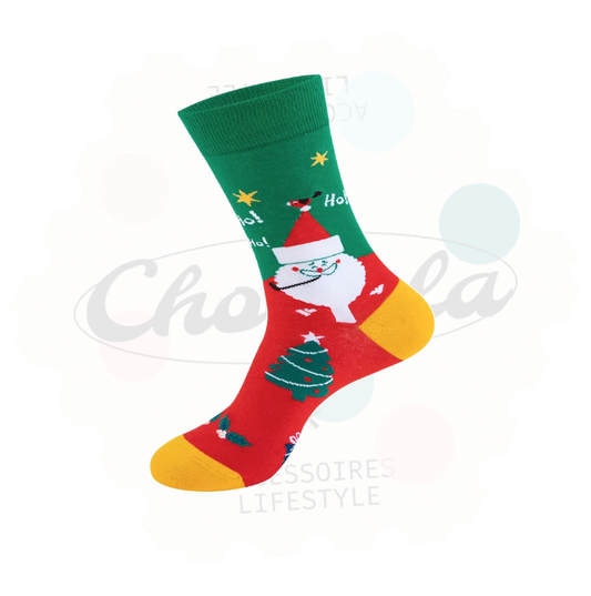 Merry Christmas Santa Claus Novelty Socks