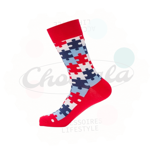 Puzzle Fancy Socks