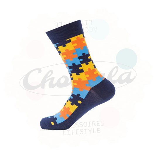 Puzzle Fancy Socks