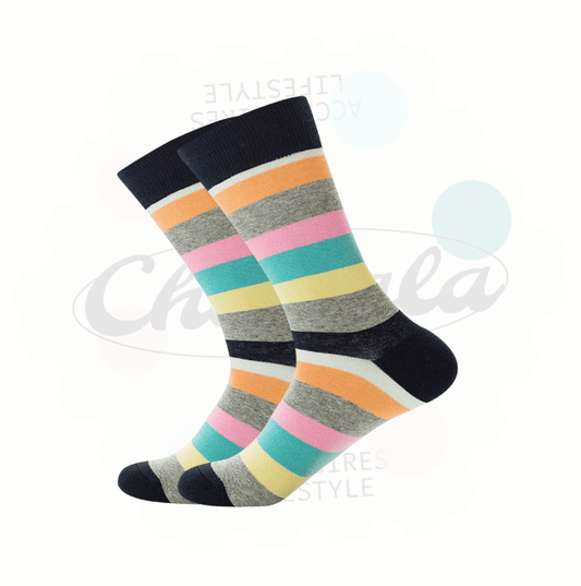 Striped Fancy Socks 01