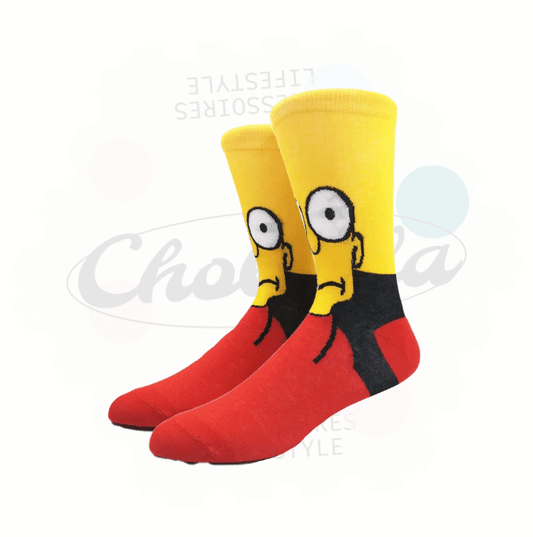 Chaussettes Fantaisie Bart Simpson Hypnotique - Chollala