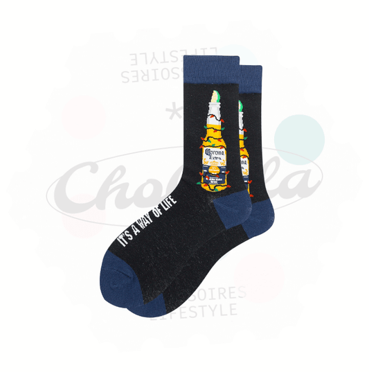 Chaussettes Fantaisie 'C'est Un Mode De Vie' - Chollala