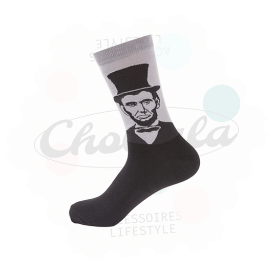 Chaussettes Fantaisie Abraham Lincoln - Chollala
