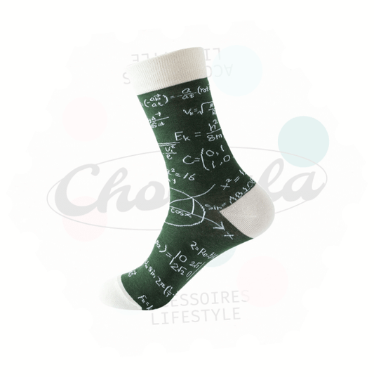 Chaussettes Fantaisie Calcul Mathématique - Chollala